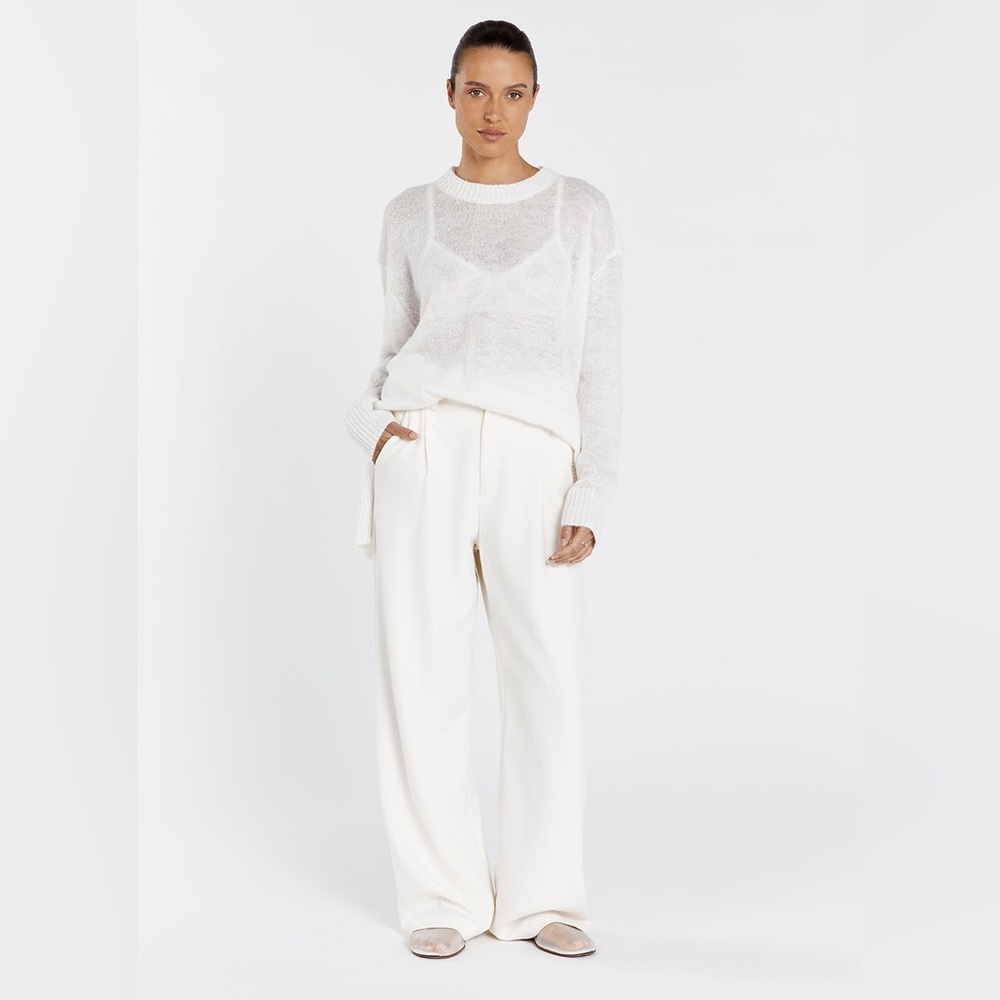 NWOT DISSH Lola cream knit jumper
